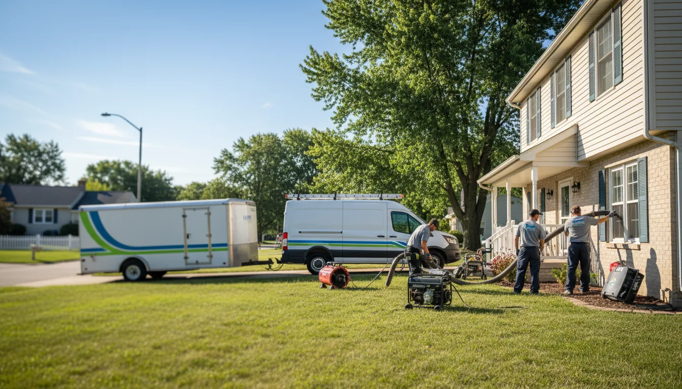 Flooded Basement Restoration And Cleanup With Repair in Rock Creek, OH near me